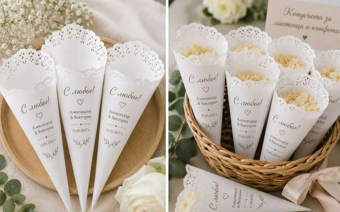 Украса и декорации за сватба в Велико Търново – Сватбен бутик Мартинели | Wedding Boutique Martinelli – снимка 6