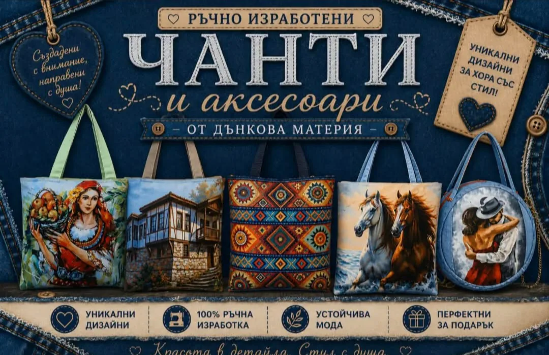 Плетива, текстил и бродерия в цялата България – Шивашка душичка Тотка – ръчно изработени чанти и аксесоари