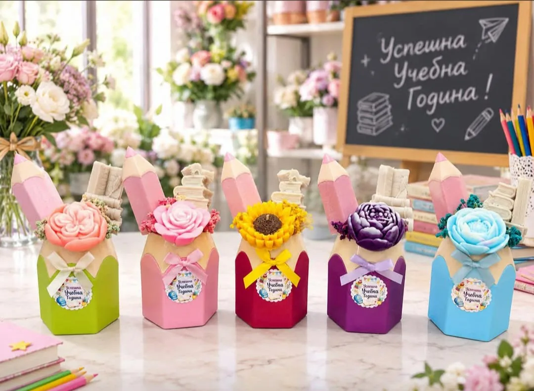 Декоративни цветя и аранжировки в цялата България – Lux Gift Shop - Бутикови Ароматни Свещи