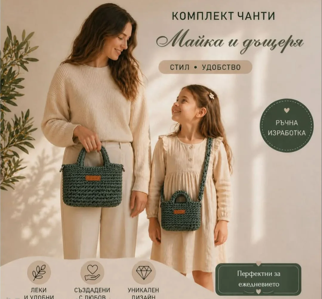 Плетива, текстил и бродерия в цялата България – IVY design - ръчно изработени плетени изделия и подаръци