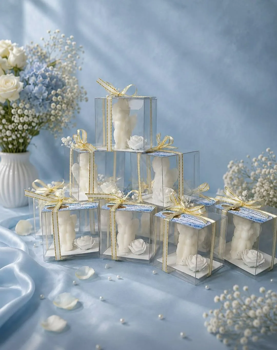 Кръщене - подаръци за гости в цялата България – Maxx candle – ръчно изработени свещи и бебешки подаръци – снимка 4
