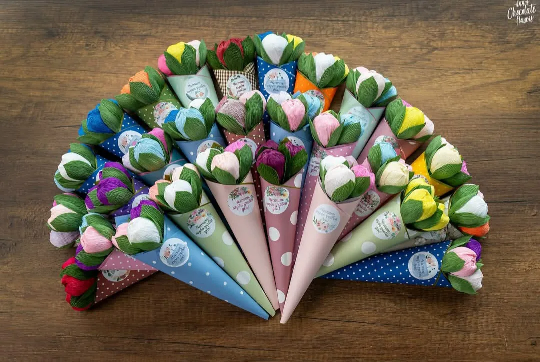 Сладкарници, торти, меденки и шоколад в цялата България – Anna's Chocolate Flowers – букети от цветя и шокол… – снимка 2