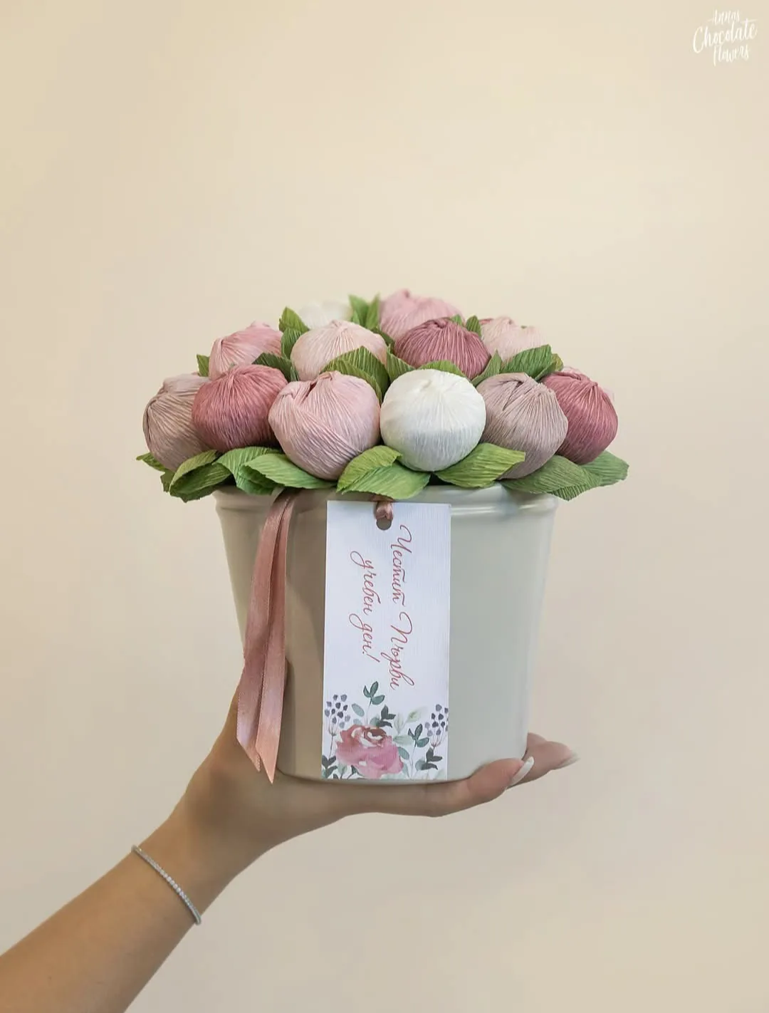 Сладкарници, торти, меденки и шоколад в цялата България – Anna's Chocolate Flowers – букети от цветя и шокол… – снимка 3