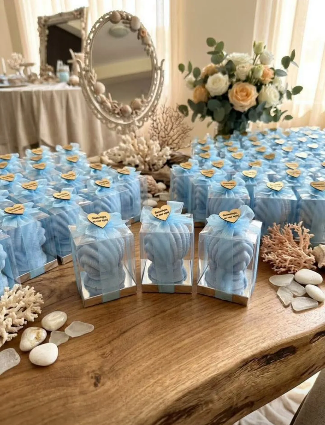 Кръщене - подаръци за гости в Варна – Kremi's Candles – ръчно изработени ароматни свещи – снимка 5