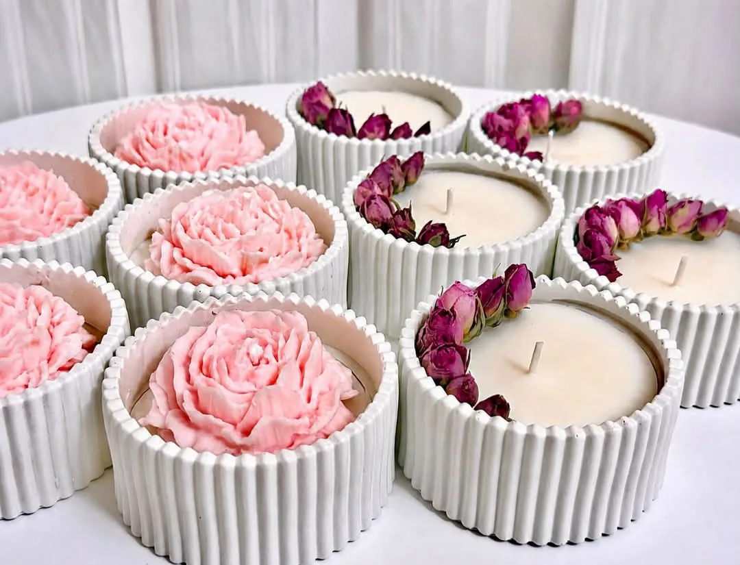 Кръщене - подаръци за гости в цялата България – Sinola Candles – ръчно изработени соеви свещи – снимка 7