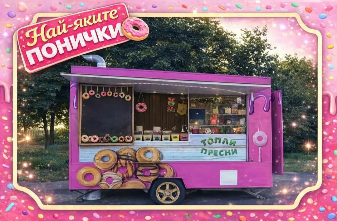 Кетъринг за събития в цялата България – Най-яките понички & Спирка „Приказка“ - каравана за бързо хранене