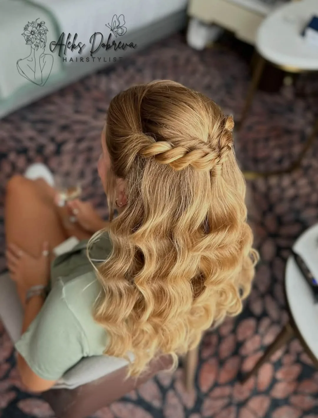 Празничен грим и красота в София – HairStyle by Aleks Dobreva – официални и празнични прически в София – снимка 3