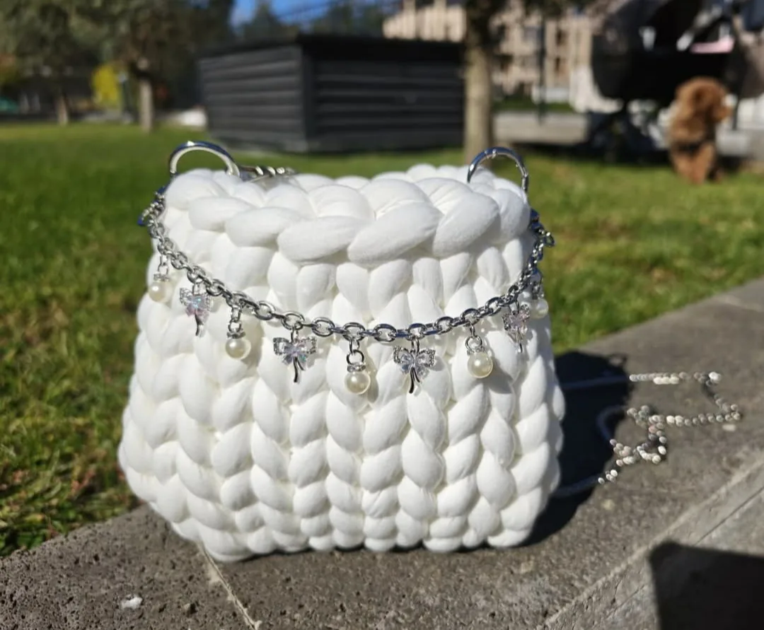 Плетива, текстил и бродерия в цялата България – Marshmallow bags | Маршмелоу чанти - ръчно изработени чанти… – снимка 3