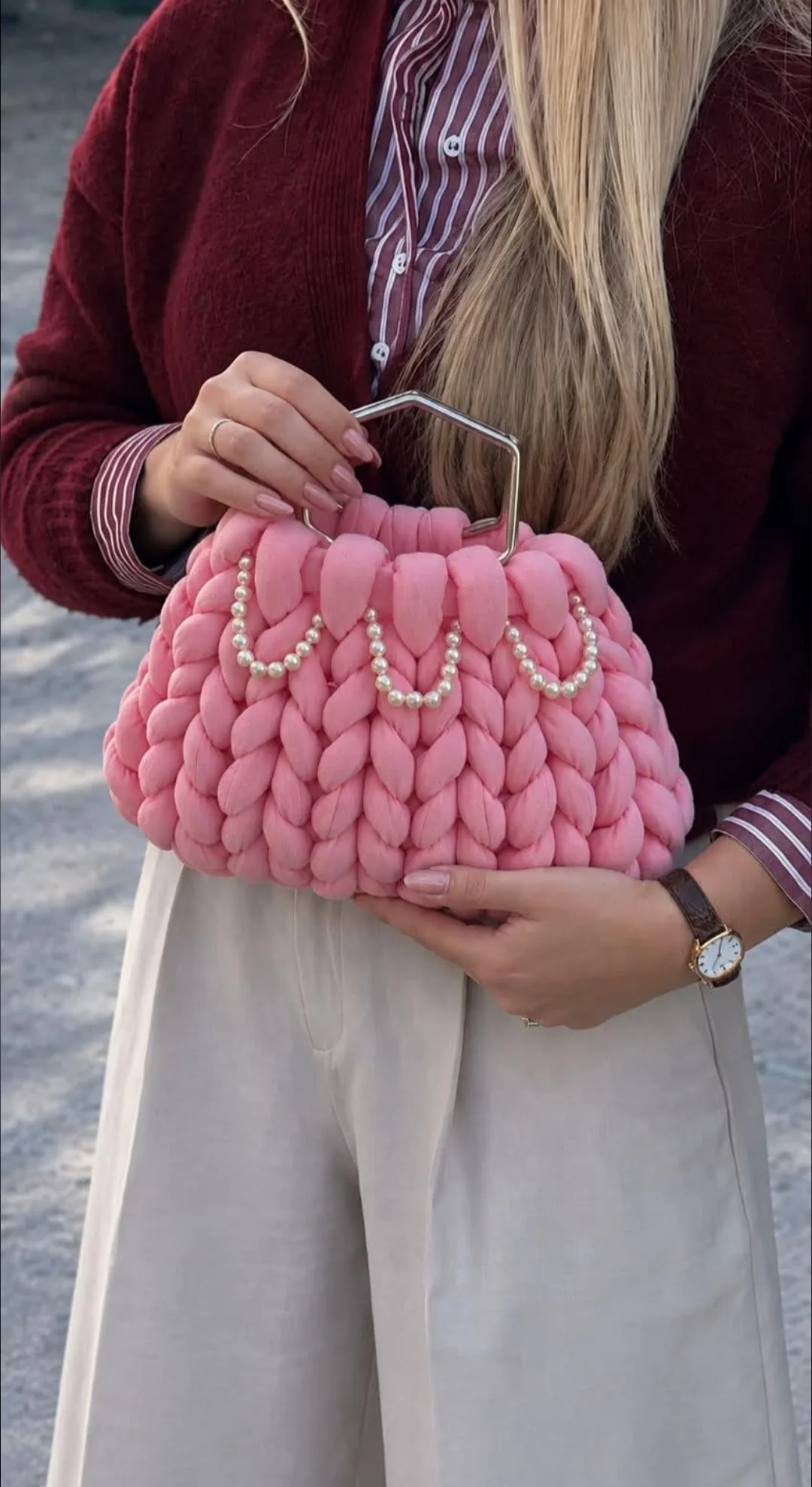 Плетива, текстил и бродерия в цялата България – Marshmallow bags | Маршмелоу чанти - ръчно изработени чанти… – снимка 6
