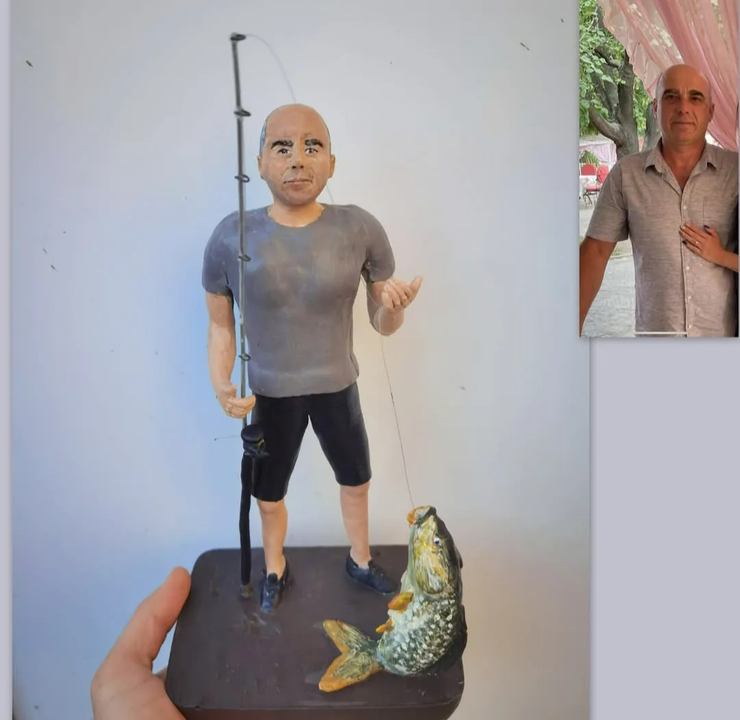 Фигурки, кукли и миниатюри в цялата България – Handmade clay sculptures / Ръчно изработени скулптури от глин… – снимка 5