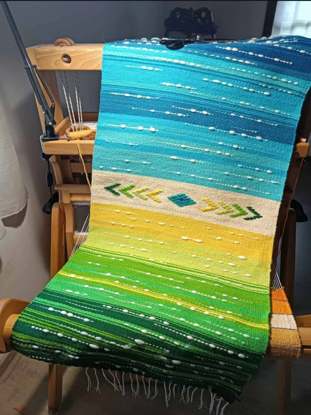 Плетива, текстил и бродерия в Велико Търново – Takala - тъкачница / hand weaving studio. Ръчно тъкани текст… – снимка 10