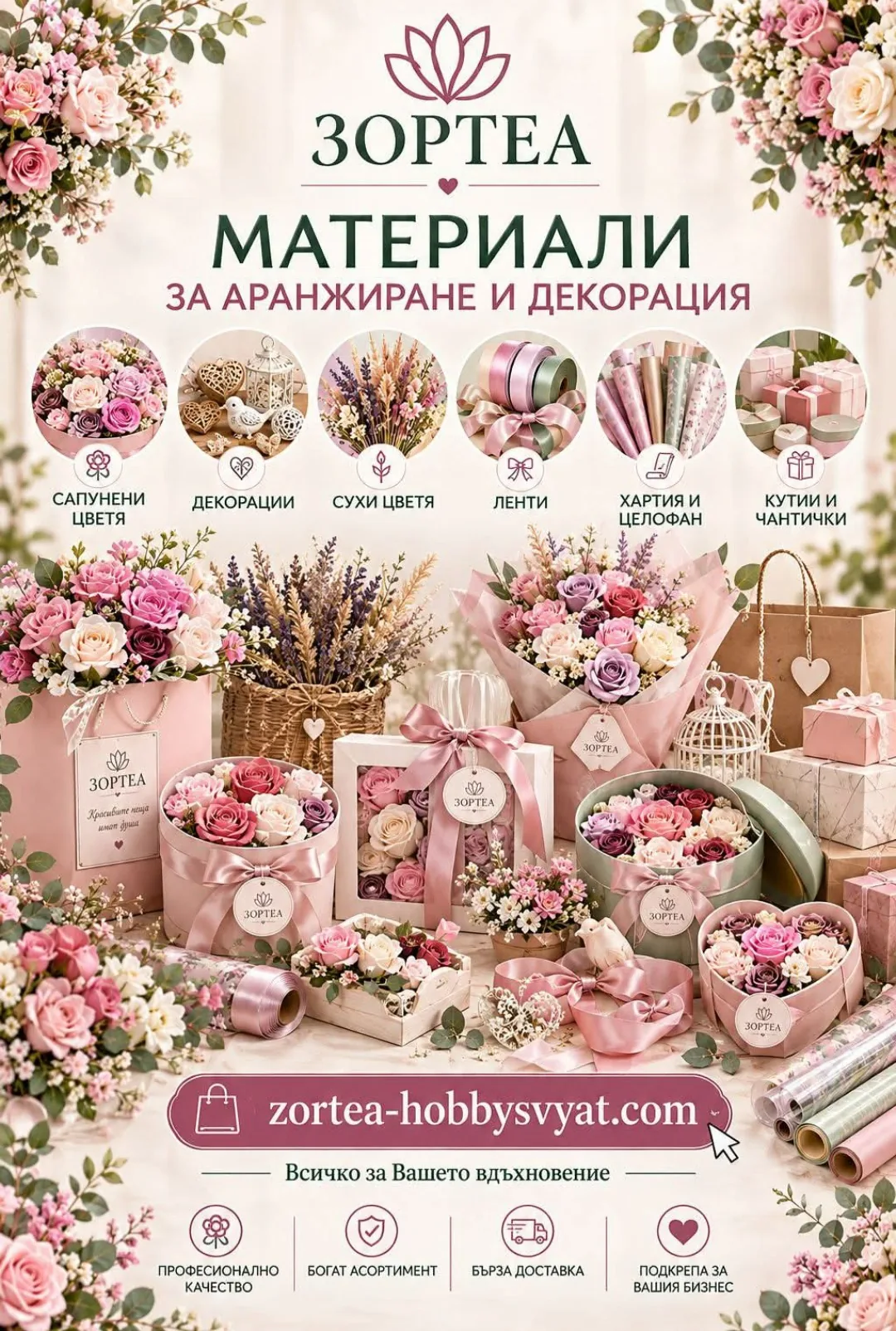 Материали за хоби, творчество и сладкарство в цялата България – Зортеа – хоби и крафт материали за творчество и ръчна и…
