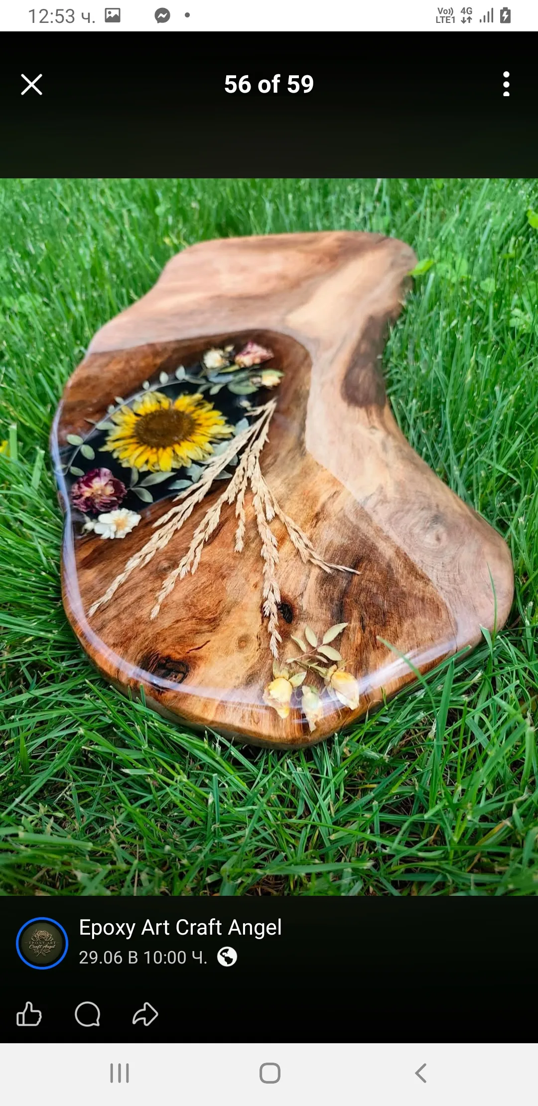 Сватбени аксессуари в Пловдив – Epoxy Art Craft Angel – запазване на булчински букет в епоксидна смола – снимка 8